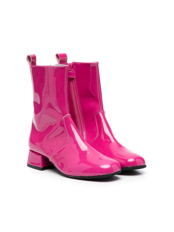 Stivaletti fucsia lunghi bambina