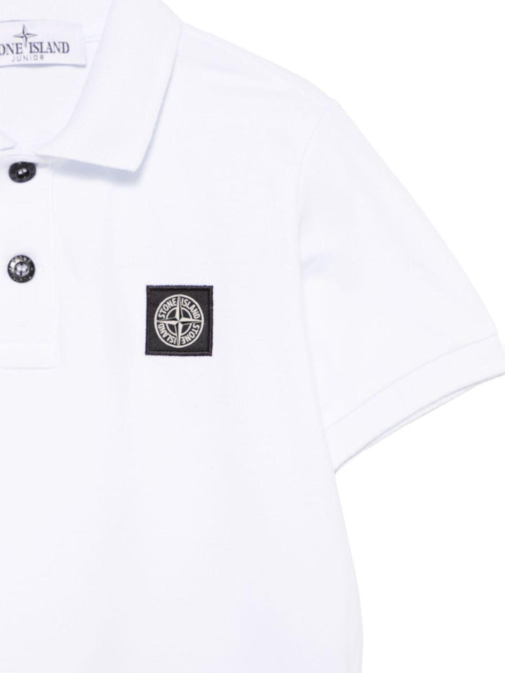 polo bianca bambino