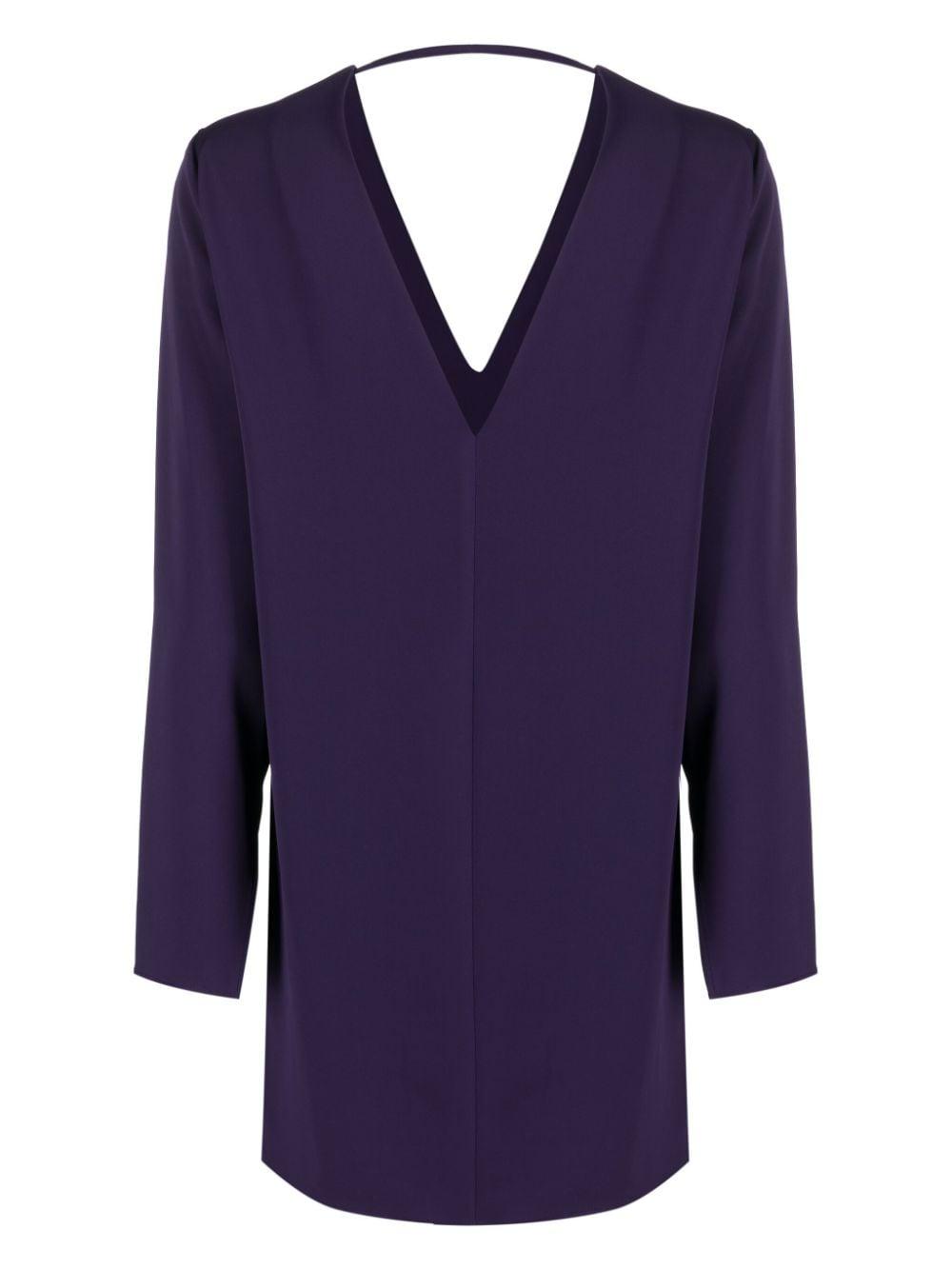 Abito viola donna A714 MELANZANA Merci 