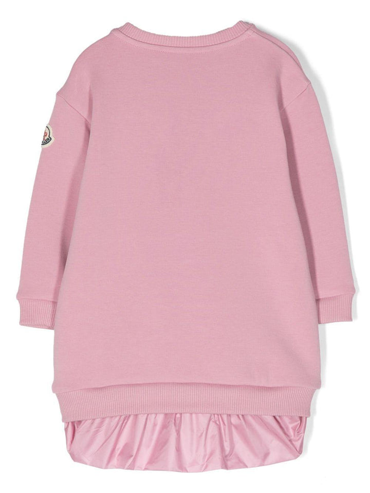 Abito rosa neonata 8I0000689A23 527 Moncler Kids 