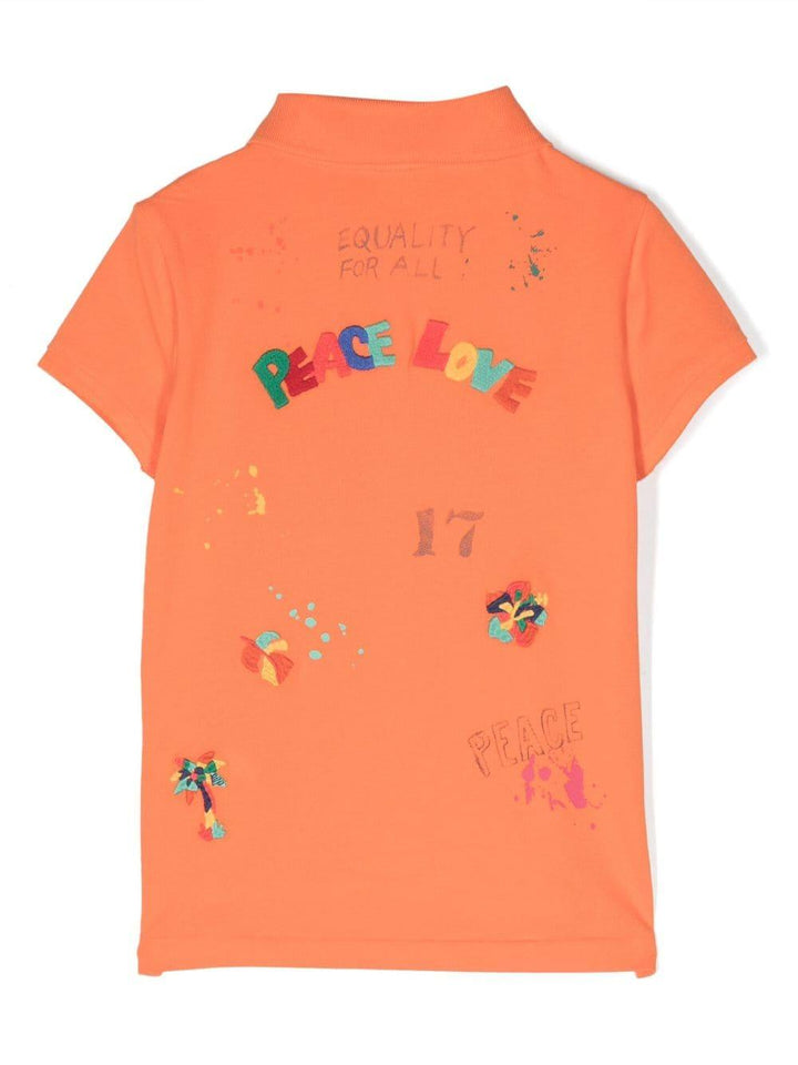 Polo arancione bambino