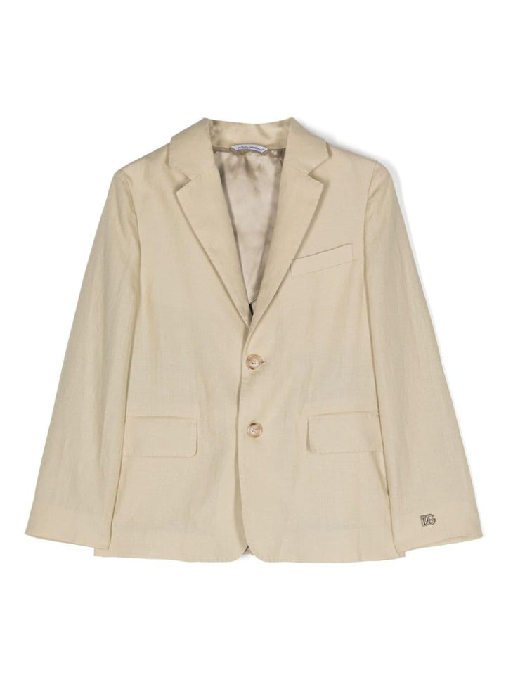 giacca beige bambino