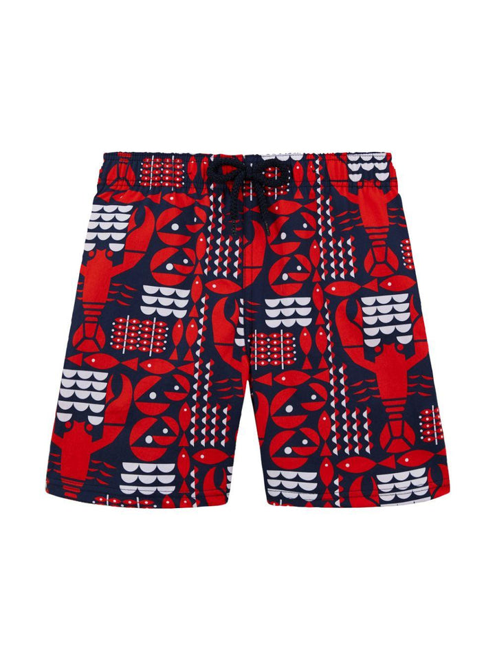 Costume rosso/multicolore bambino
