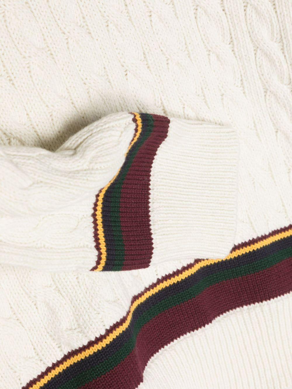 Maglione crema e multicolor bambino 322918365 001 RALPH LAUREN KIDS 