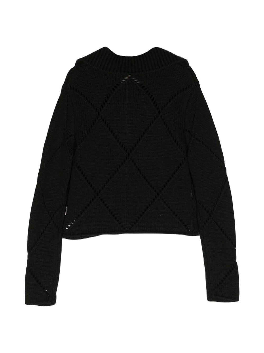 Cardigan nero bambina N21814N0317 0N900 N°21 KIDS 