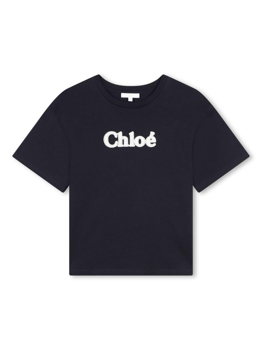 T-shirt blu bambina