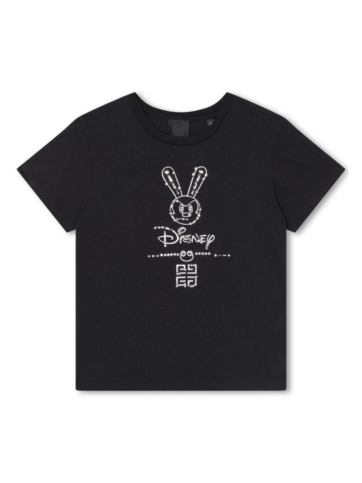 T-shirt nera bambina