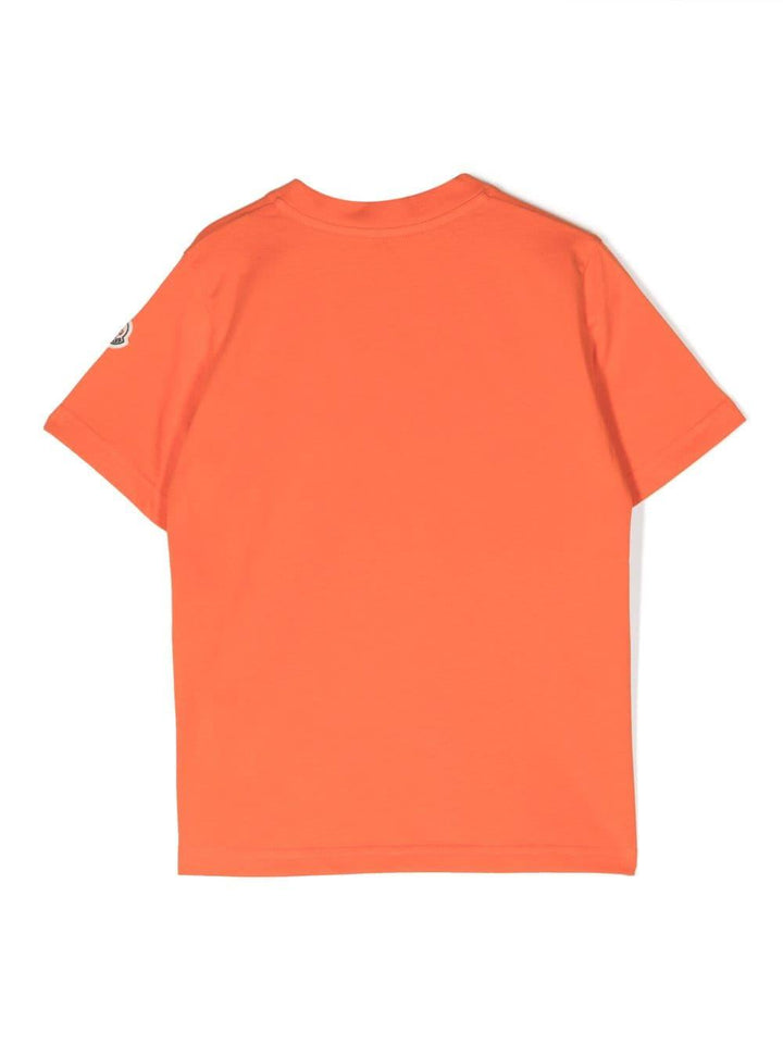 T-shirt arancione unisex 8C0000983907 335 Moncler Kids 