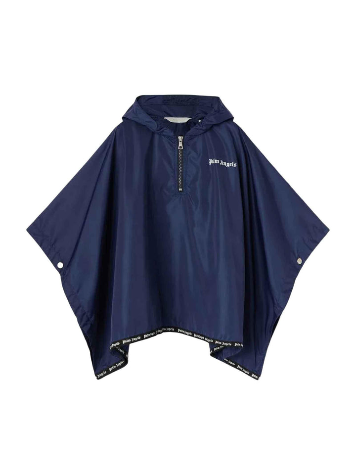 Poncho blu bambino