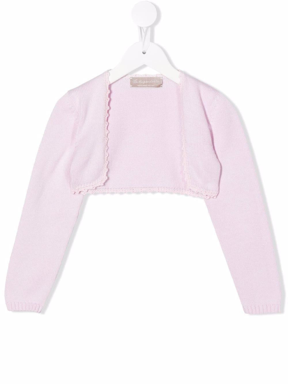 Cardigan rosa bambina
