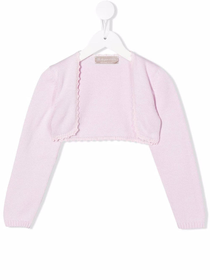 Cardigan rosa bambina