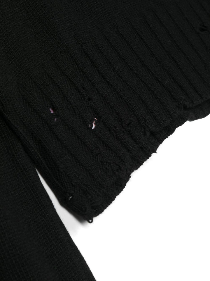 Maglione nero bambina