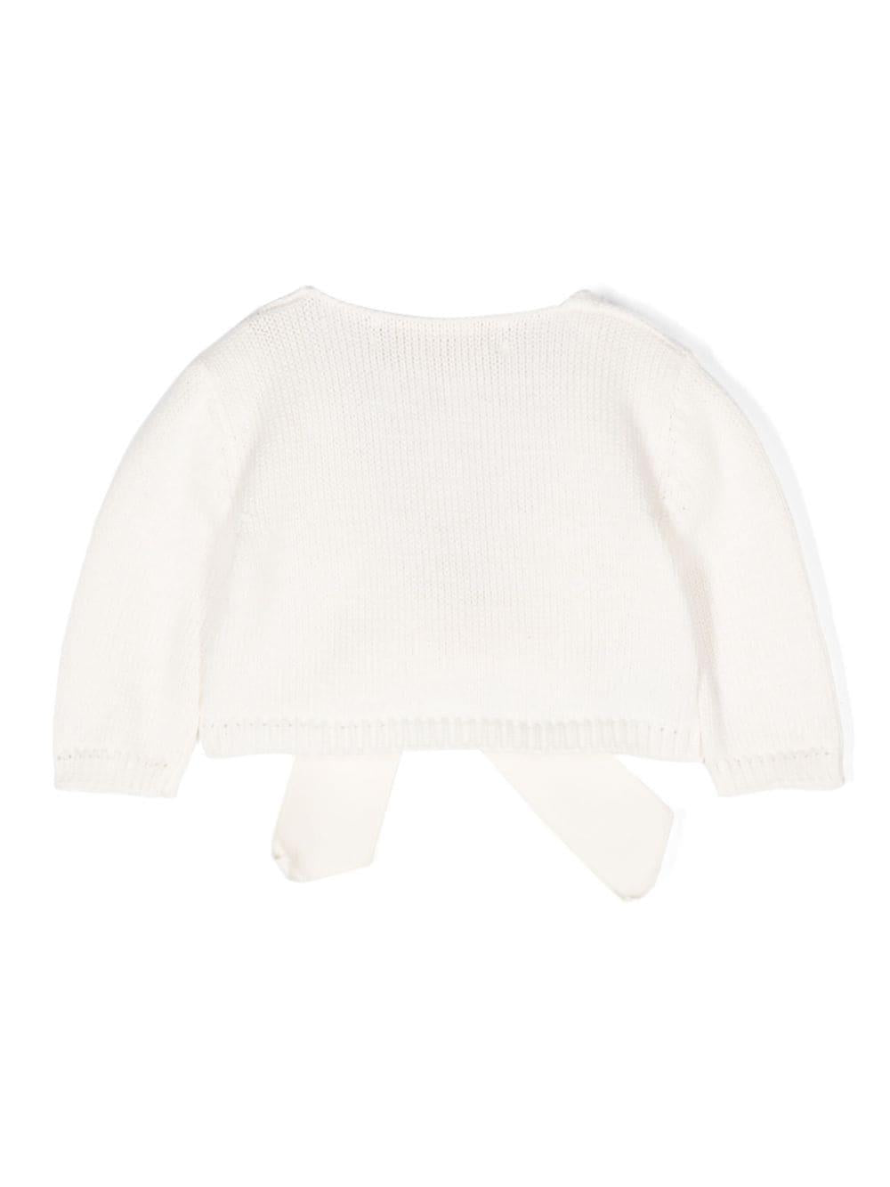cardigan avorio neonata