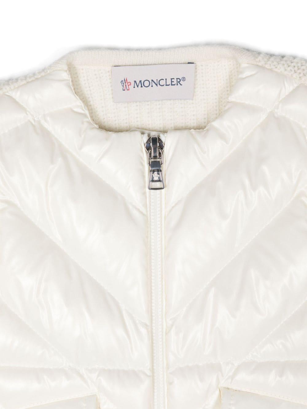 Cardigan bianco neonata