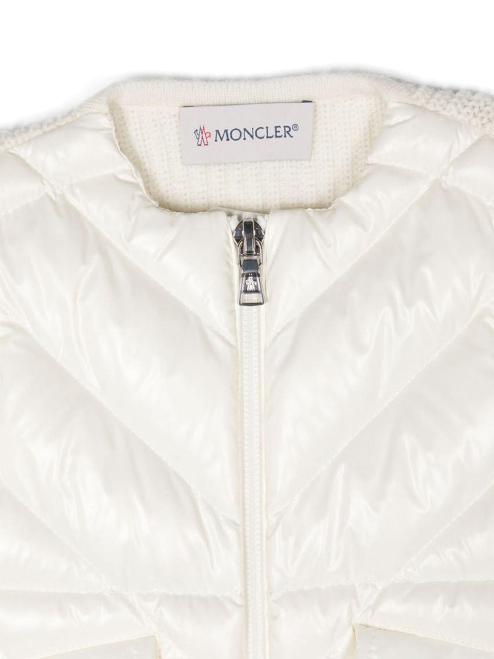 Cardigan bianco neonata