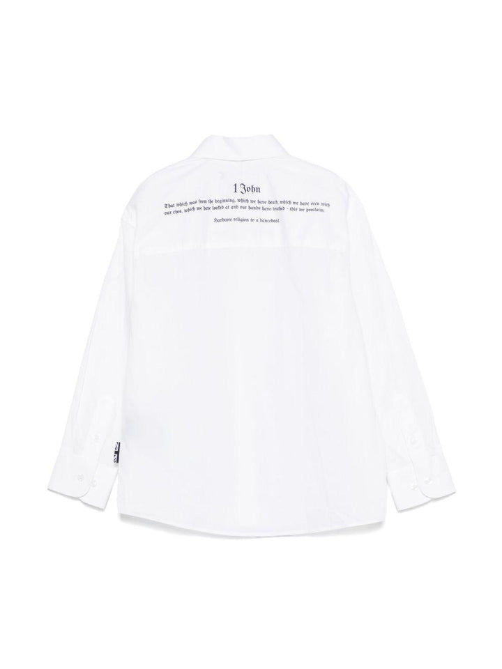 camicia bianca bambino RBP25016CAHB WHITE JOHN RICHMOND KIDS 