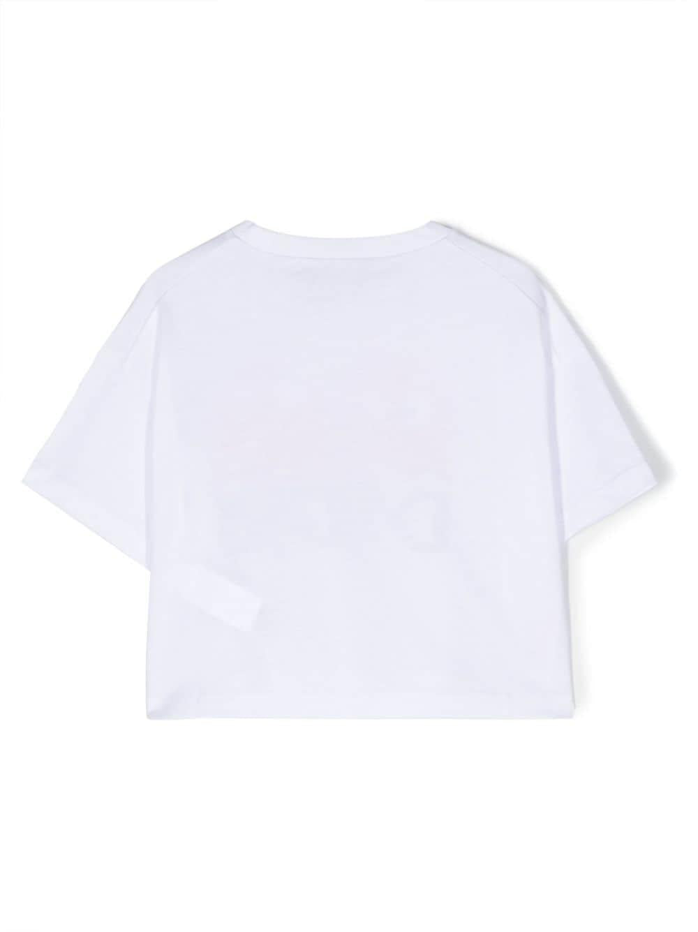 T-shirt bianca bambina