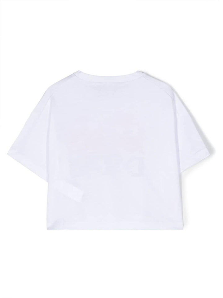 T-shirt bianca bambina