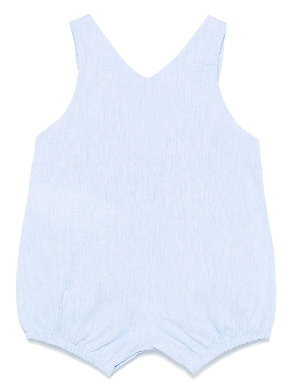 salopette celeste neonato
