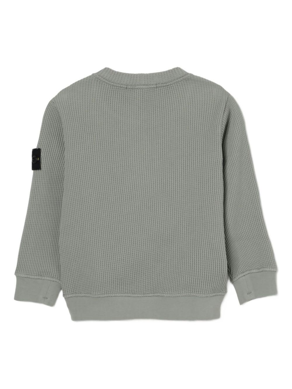 felpa verde bambino