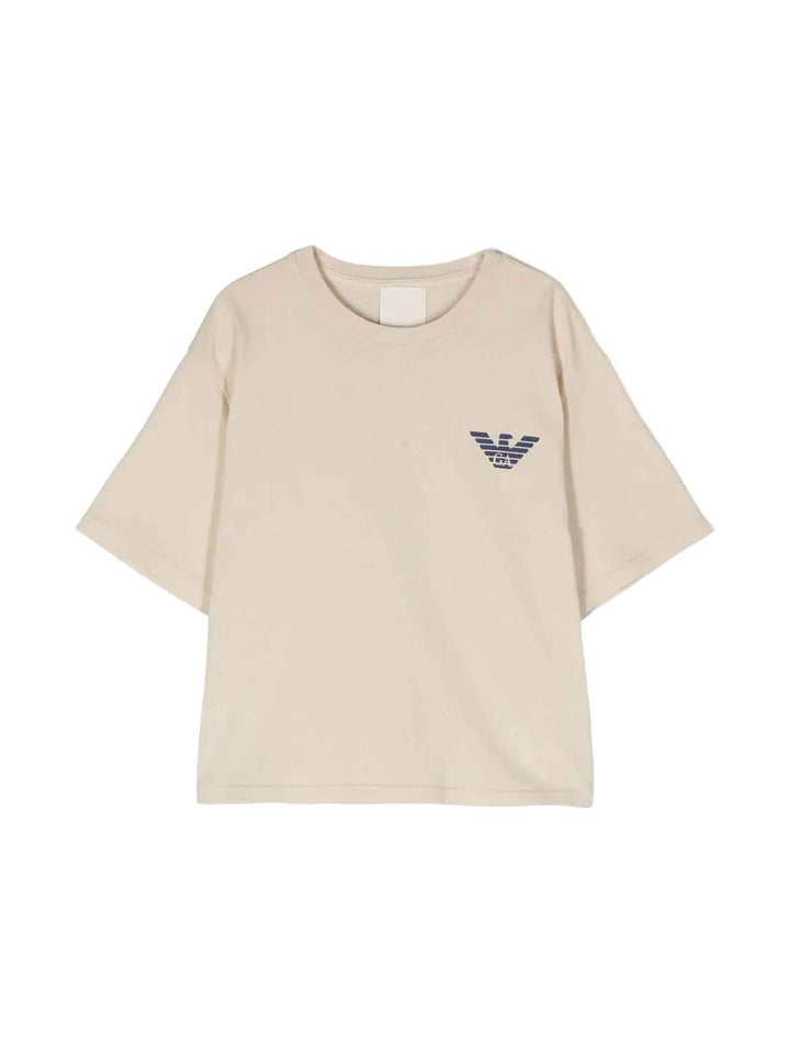 T-shirt beige bambina