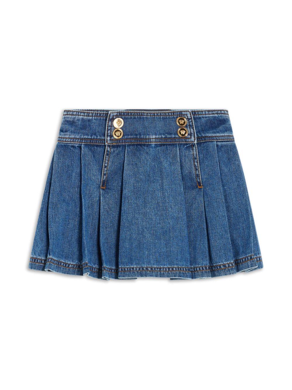 gonna denim bambina 10149561A10670 1D030 VERSACE 