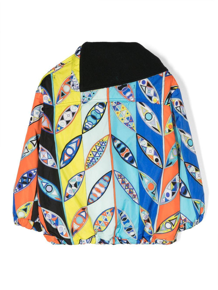 Piumino multicolor bambina