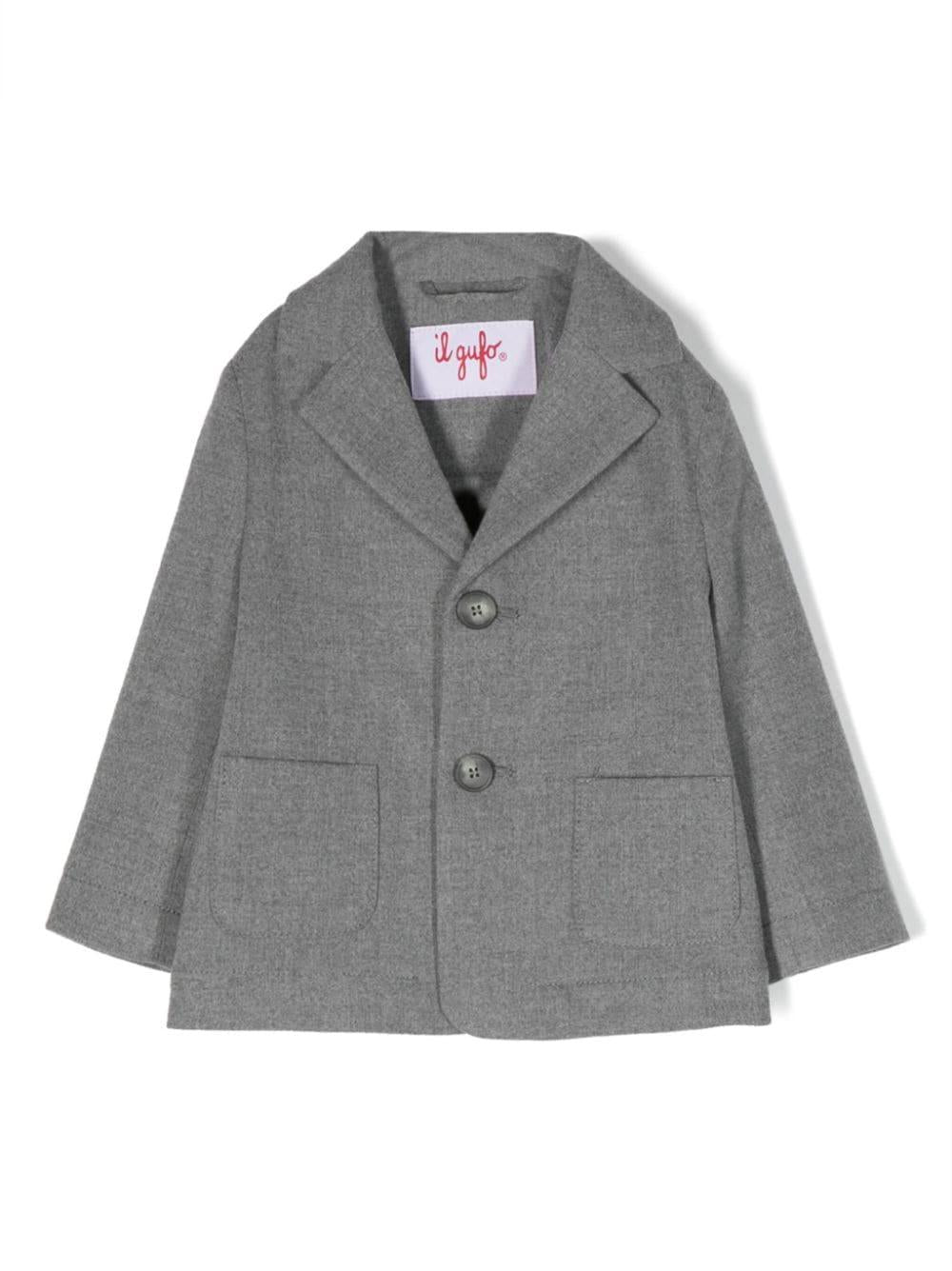 Blazer grigio neonato A23GB041W0003 072 IL GUFO 