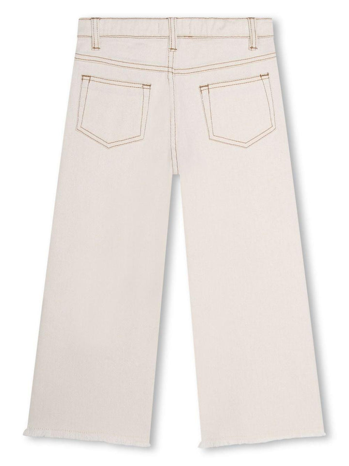 pantalone avorio bambina