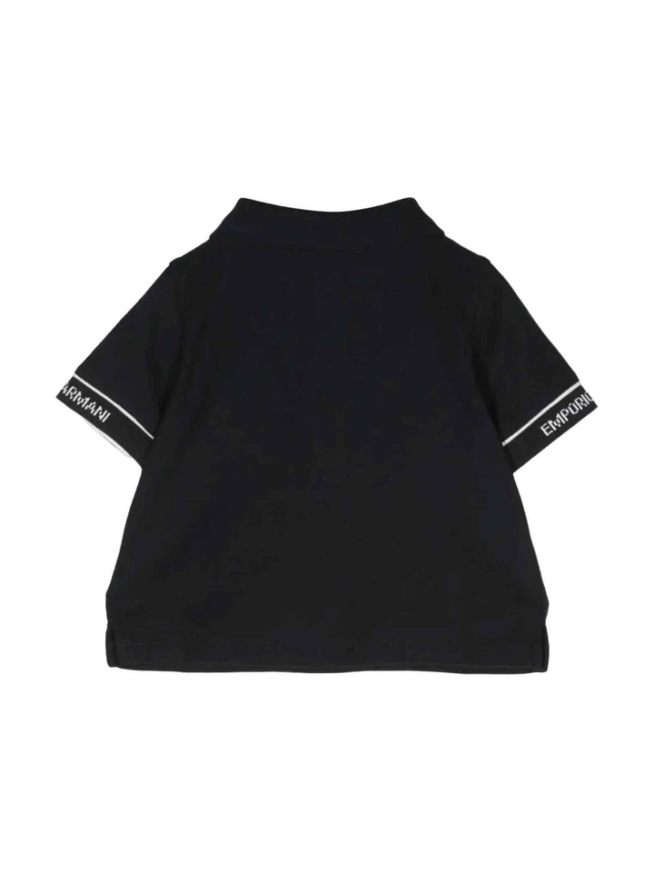 Polo blu neonato