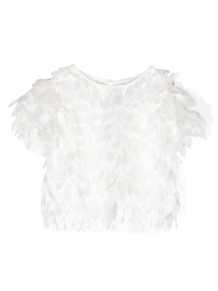 T-shirt bianca bambina