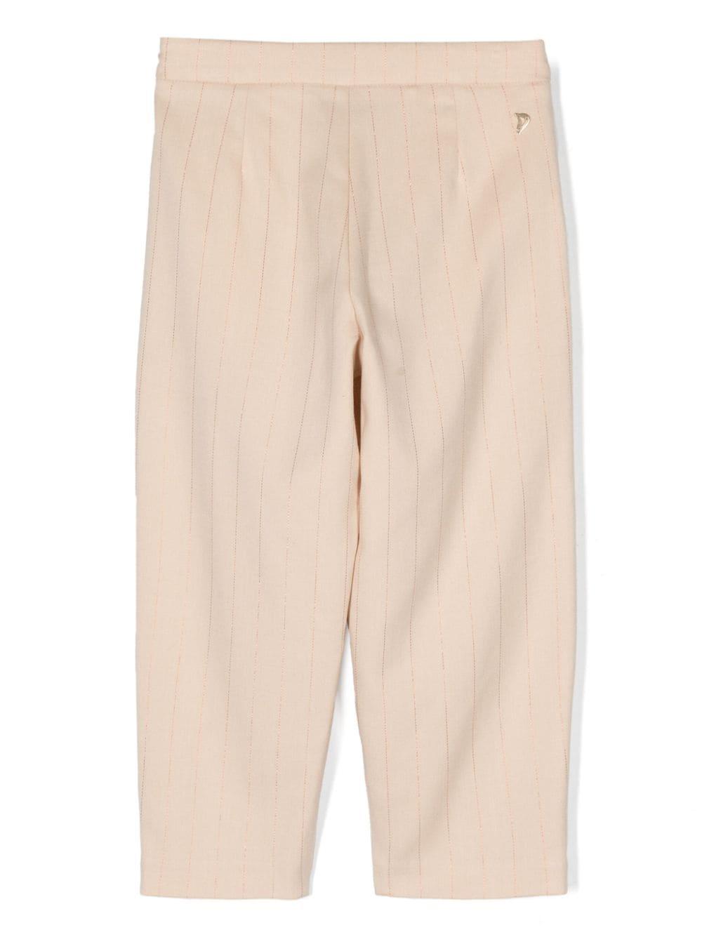 Pantaloni color sabbia bambina