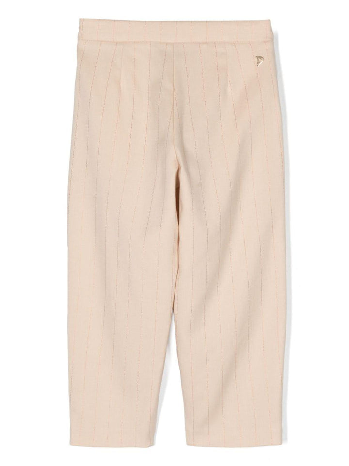 Pantaloni color sabbia bambina
