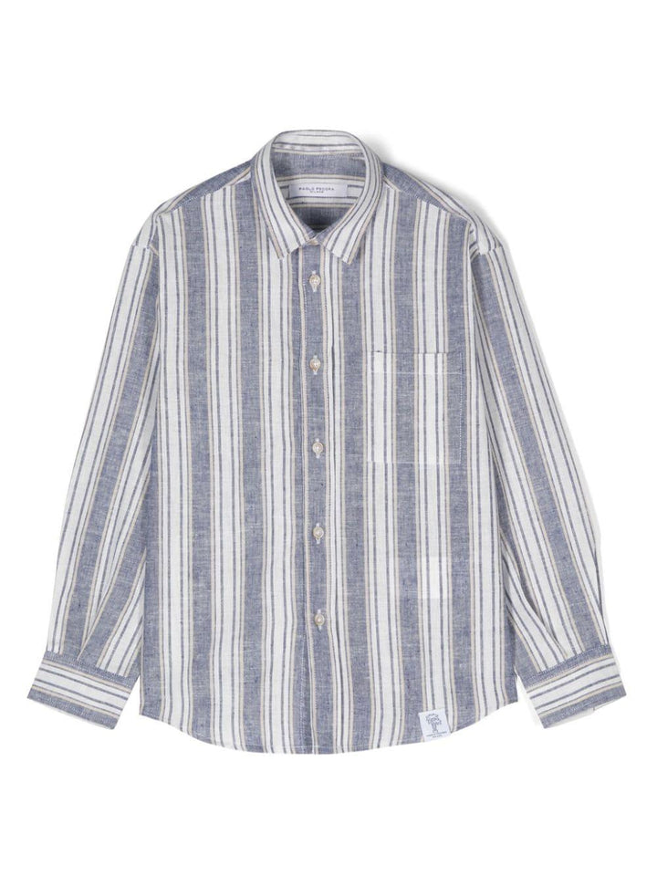 Camicia blu bambino