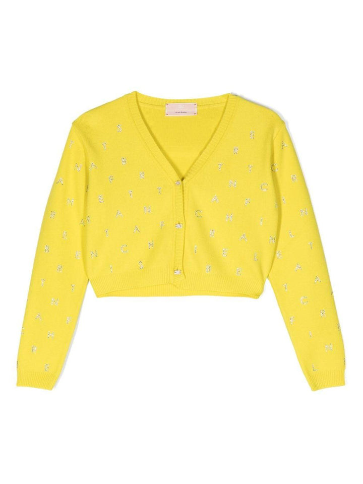 Cardigan giallo bambina