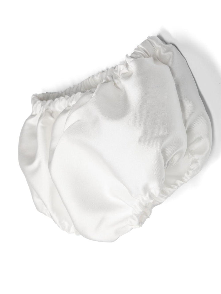 Abito bianco/rosa neonata