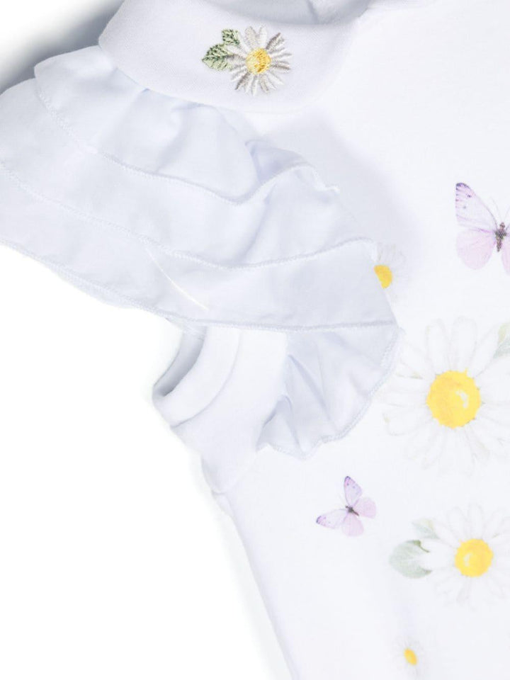 Body bambina bianco 35C2143000 0099 Monnalisa kids 