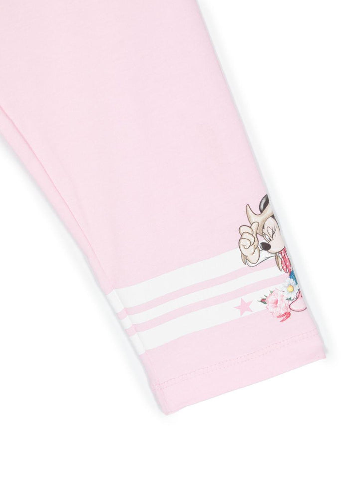 Leggins rosa bambina