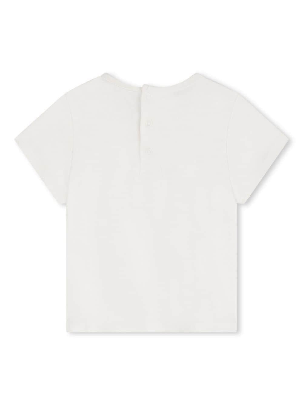 T-shirt bianca neonata