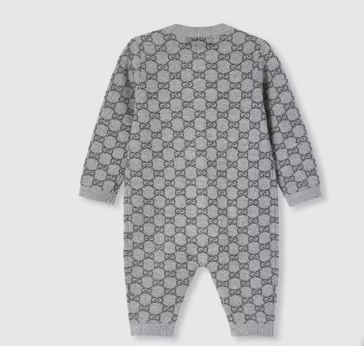 tutina grigia neonato 834343XKEZP 1018 GUCCI KIDS 