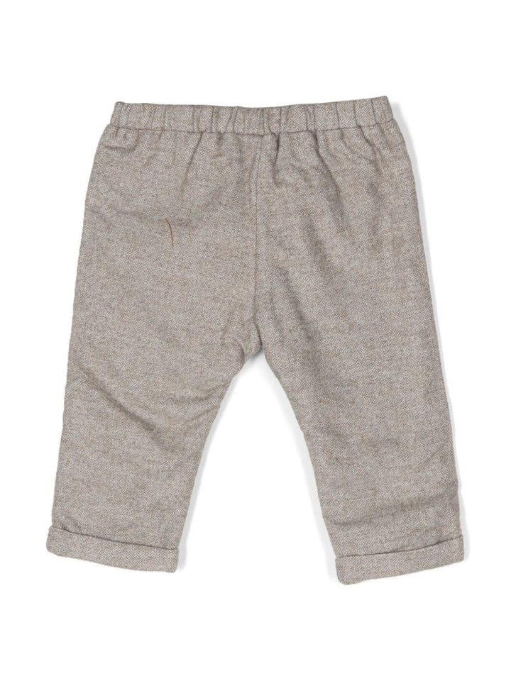 Pantaloni beige neonato unisex TX22000 15 TARTINE & CHOCOLAT 