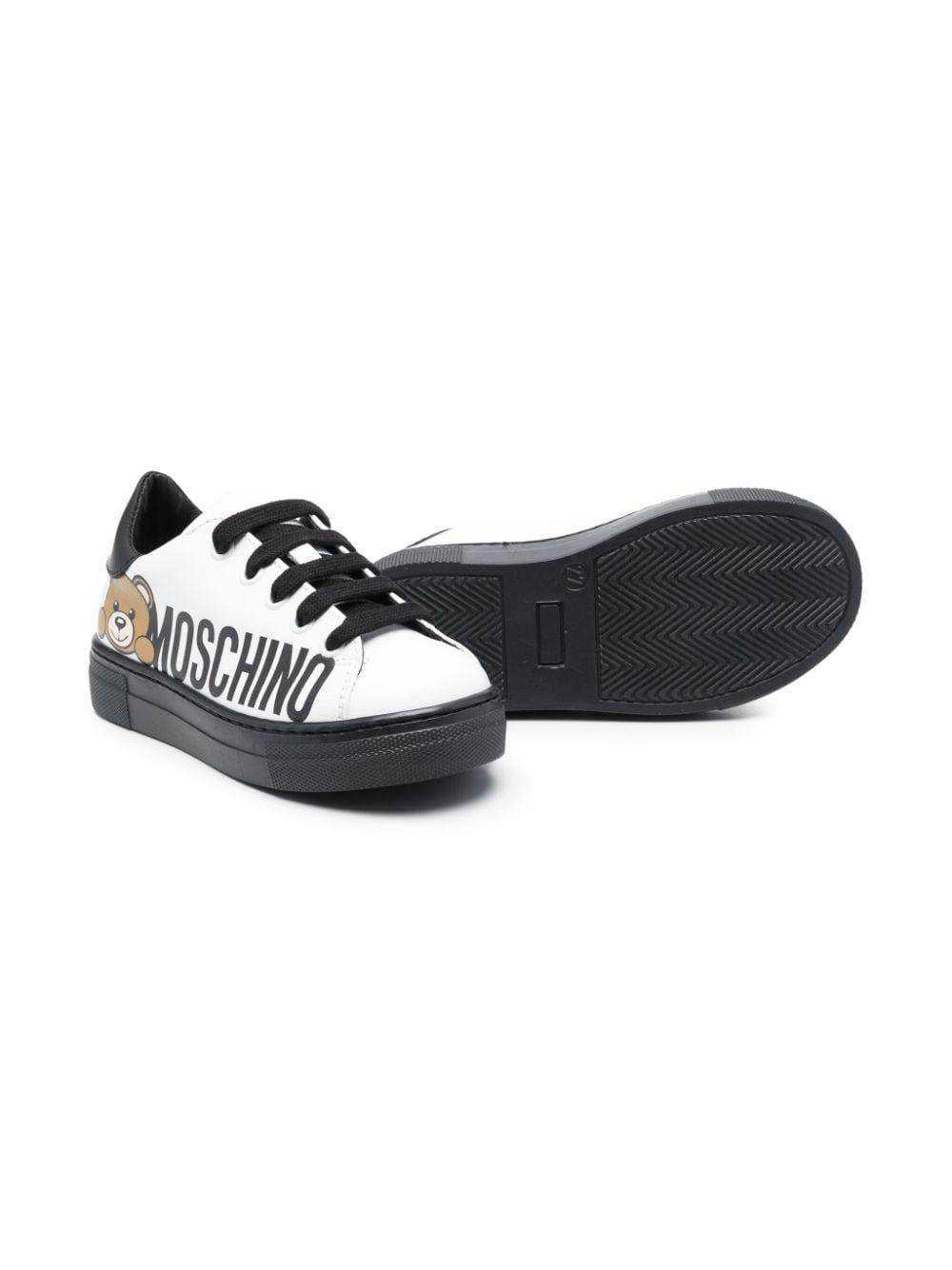 Sneakers bianche unisex 75969 VAR01 MOSCHINO KIDS 