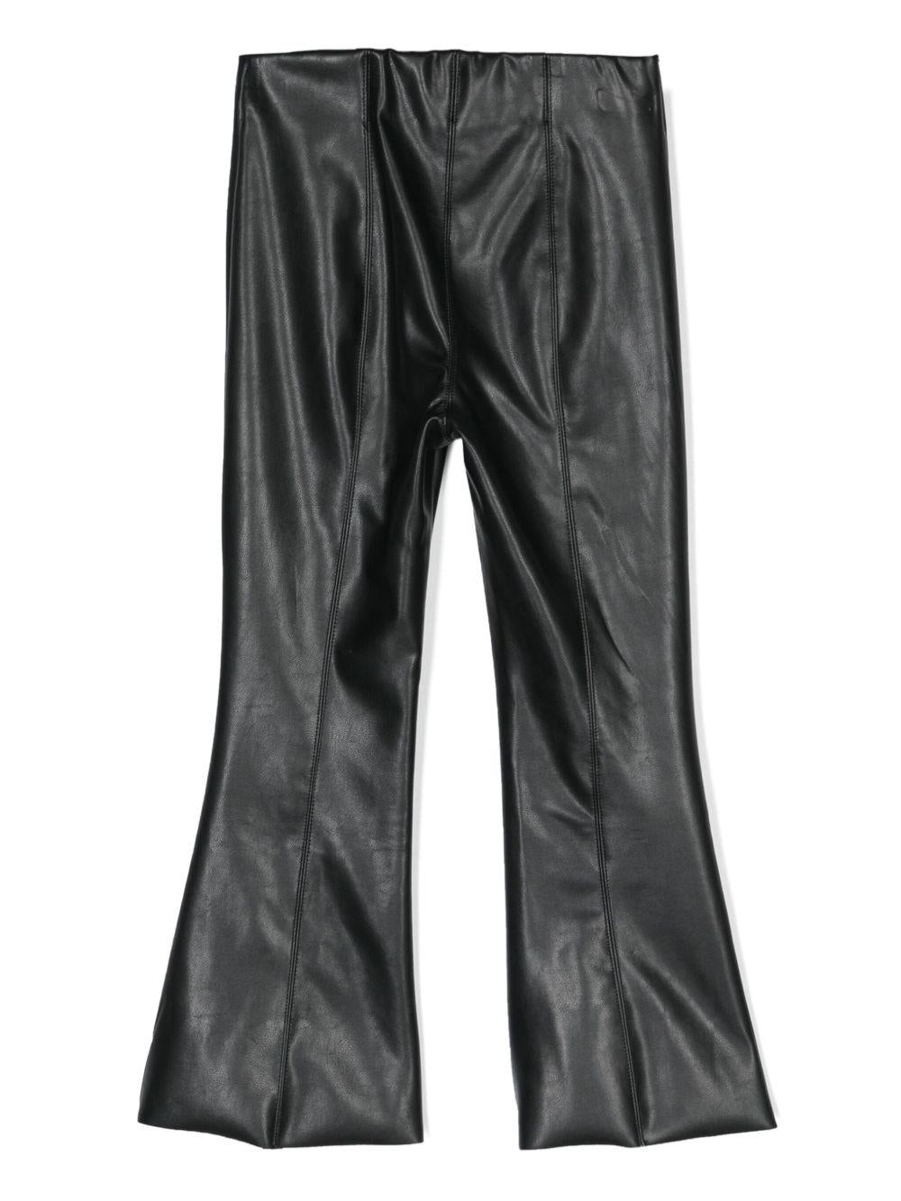 pantaloni neri bambina 17D4074403 0050 Monnalisa kids 