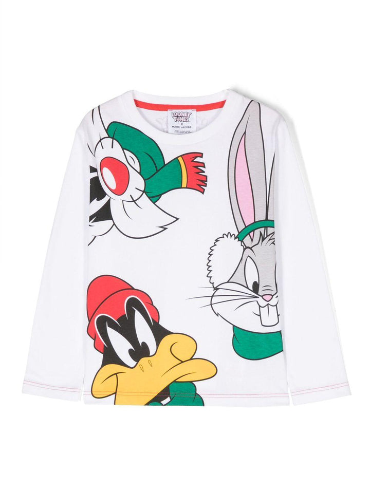 T-shirt bianca bambino W25610 10P Marc Jacobs Kids 