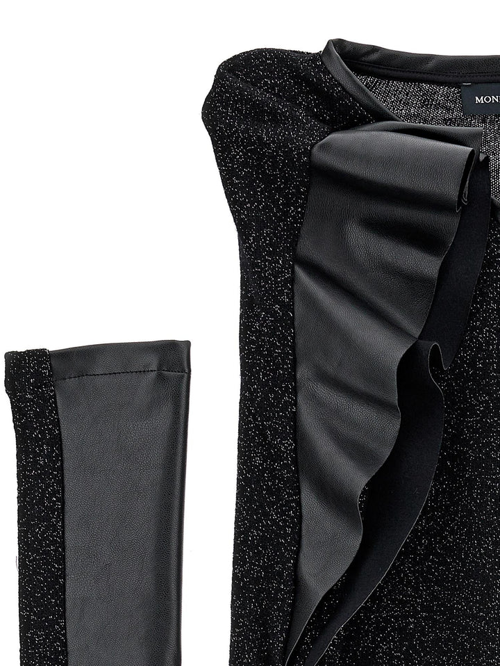 Camicia nero e argento bambina