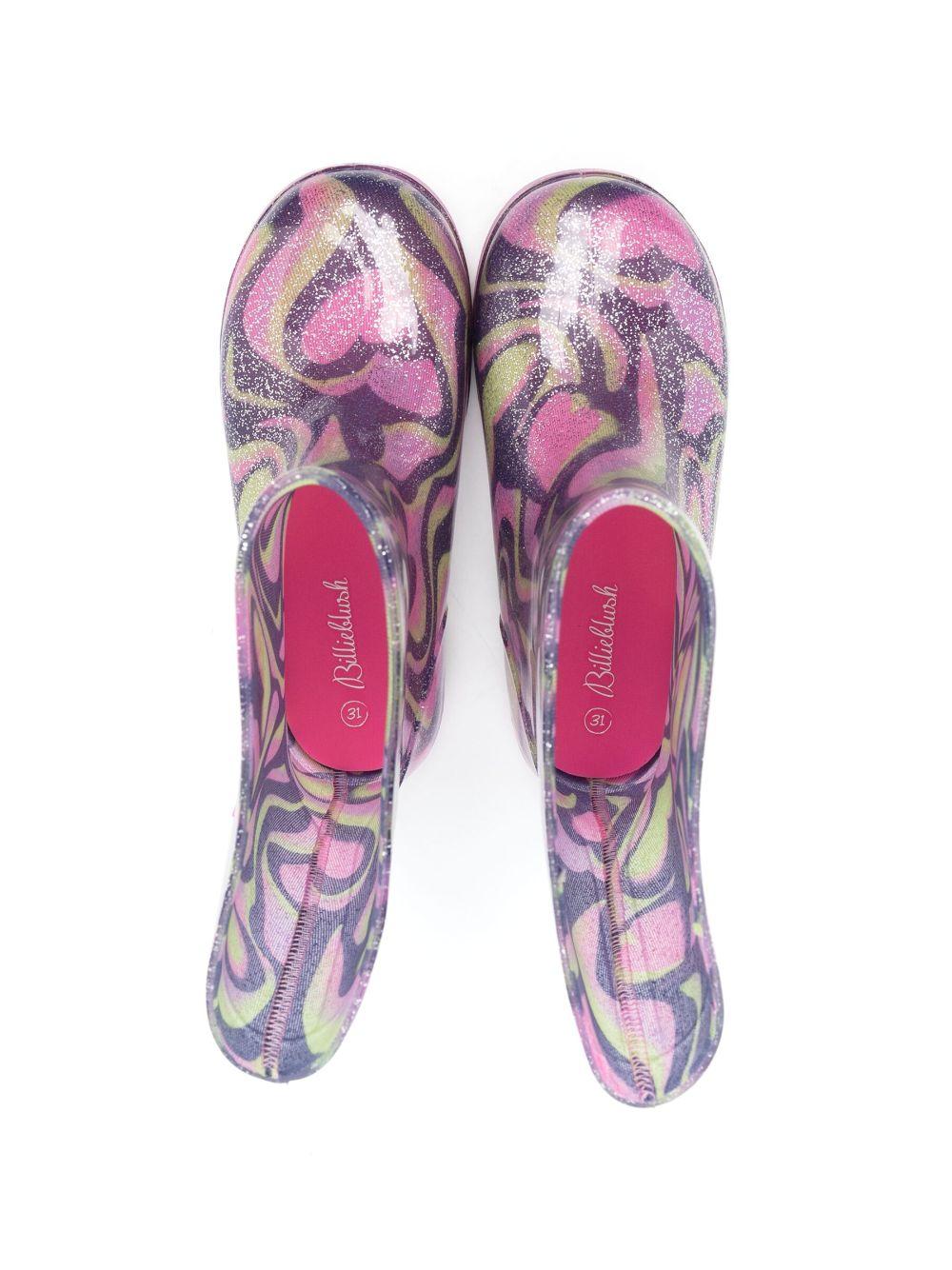 Stivali multicolor bambina con glitter