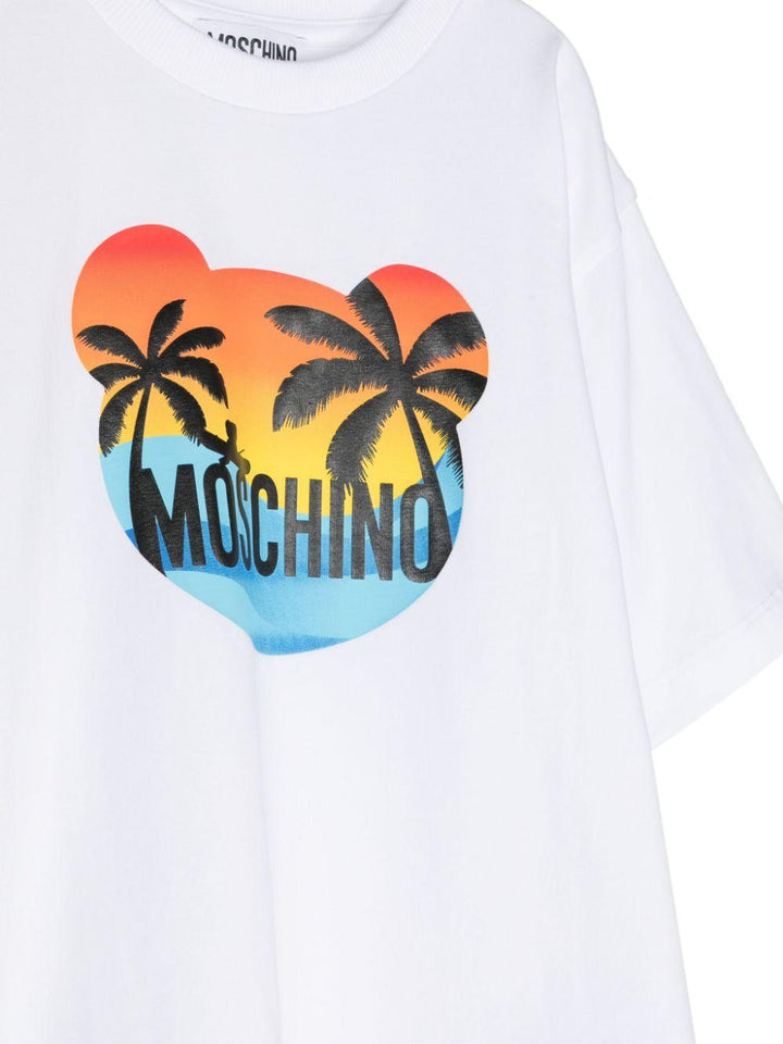 T-shirt bambino bianca/multicolore
