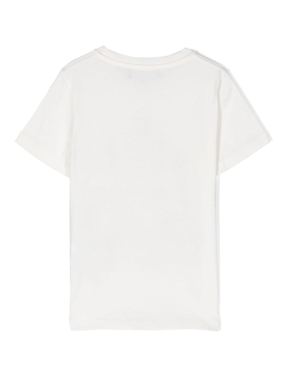 T-shirt bianca/nera bambino 10002391A09774 2W300 VERSACE 
