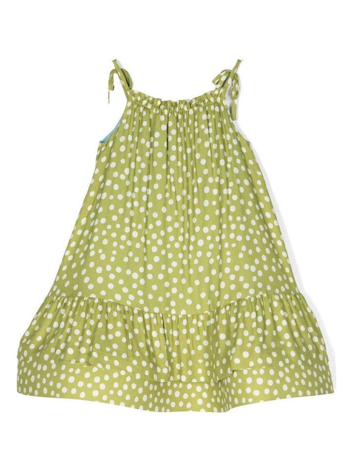 Abito verde  bambina