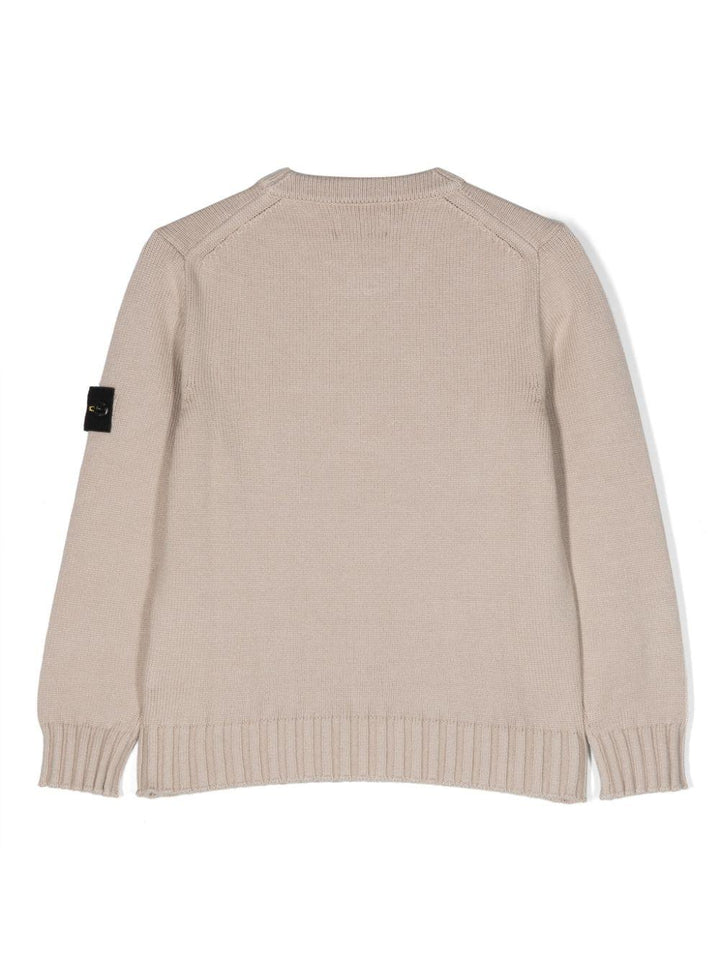 Maglione beige bambino